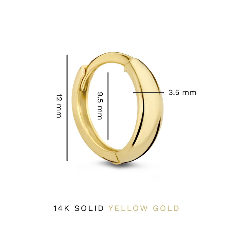 Isabel Bernard Cadeau d'Isabel 14 karaat gouden oorbellenset IB90176-zoom-