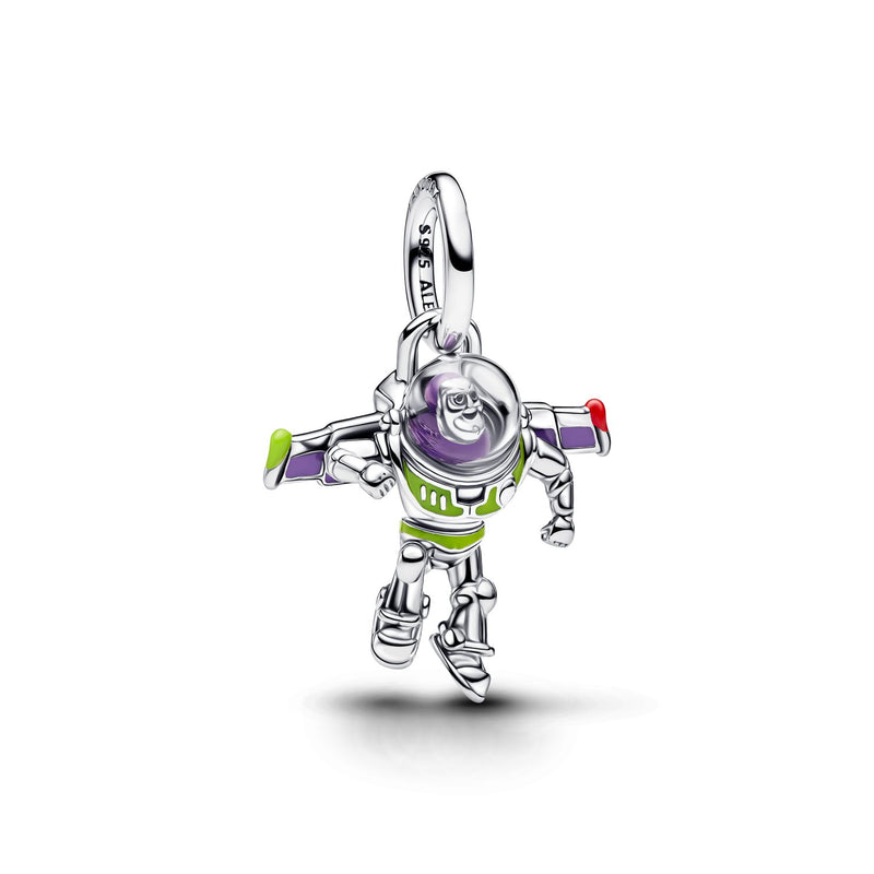 Pandora Disney Enamel and UV Resin Disney Pixar Buzz Lightyear Hangende Bedel 794604C01-zoom-