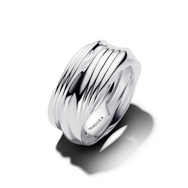 Pandora Essence 925 Sterling Zilveren Gedraaide Dubbele Ring 193890C00