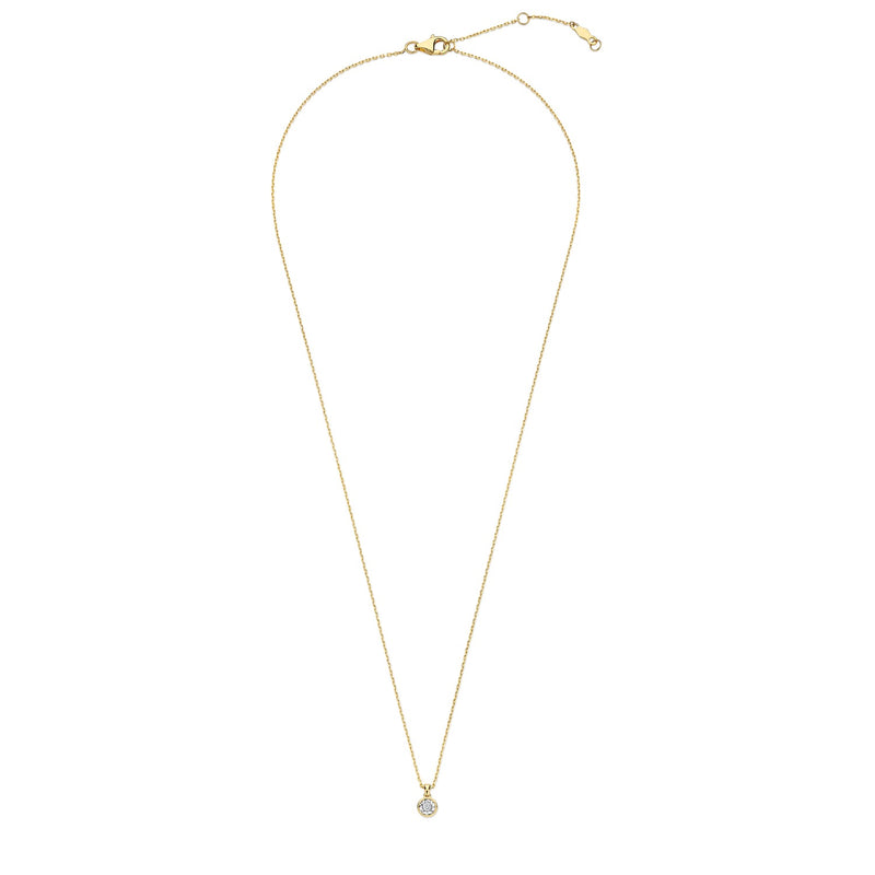 Isabel Bernard De La Paix Inaya 14 Karaat Gouden Collier | Diamant 0.03 ct | IBD350019-zoom-