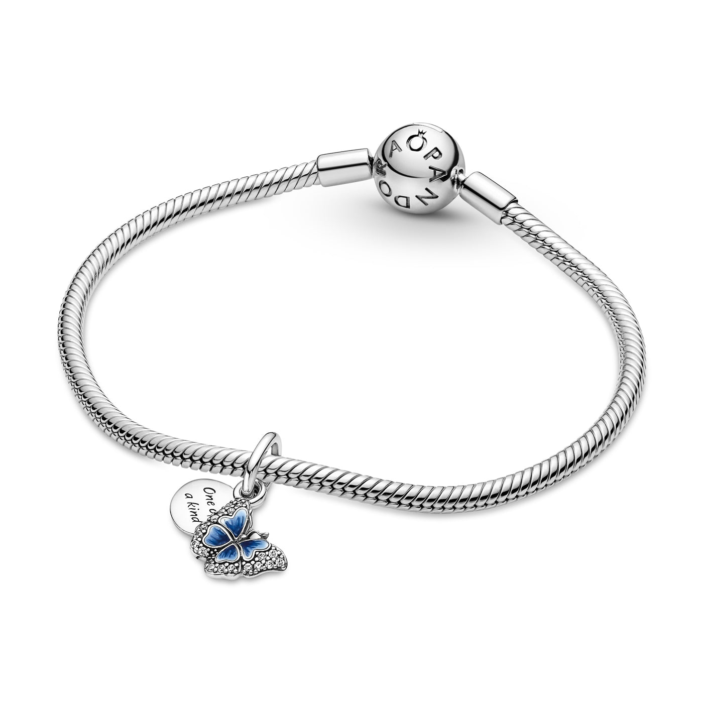 Pandora Moments 925 Sterling Silver Butterfly Dangle Charm 790757C01