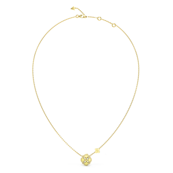 Guess Wild Flower Gold Necklace JUBN05502JWYGT-U