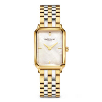 Parte Di Me Orologio Rechthoekig Women'sWatch Gold-coloured and Silver-coloured PDM09008