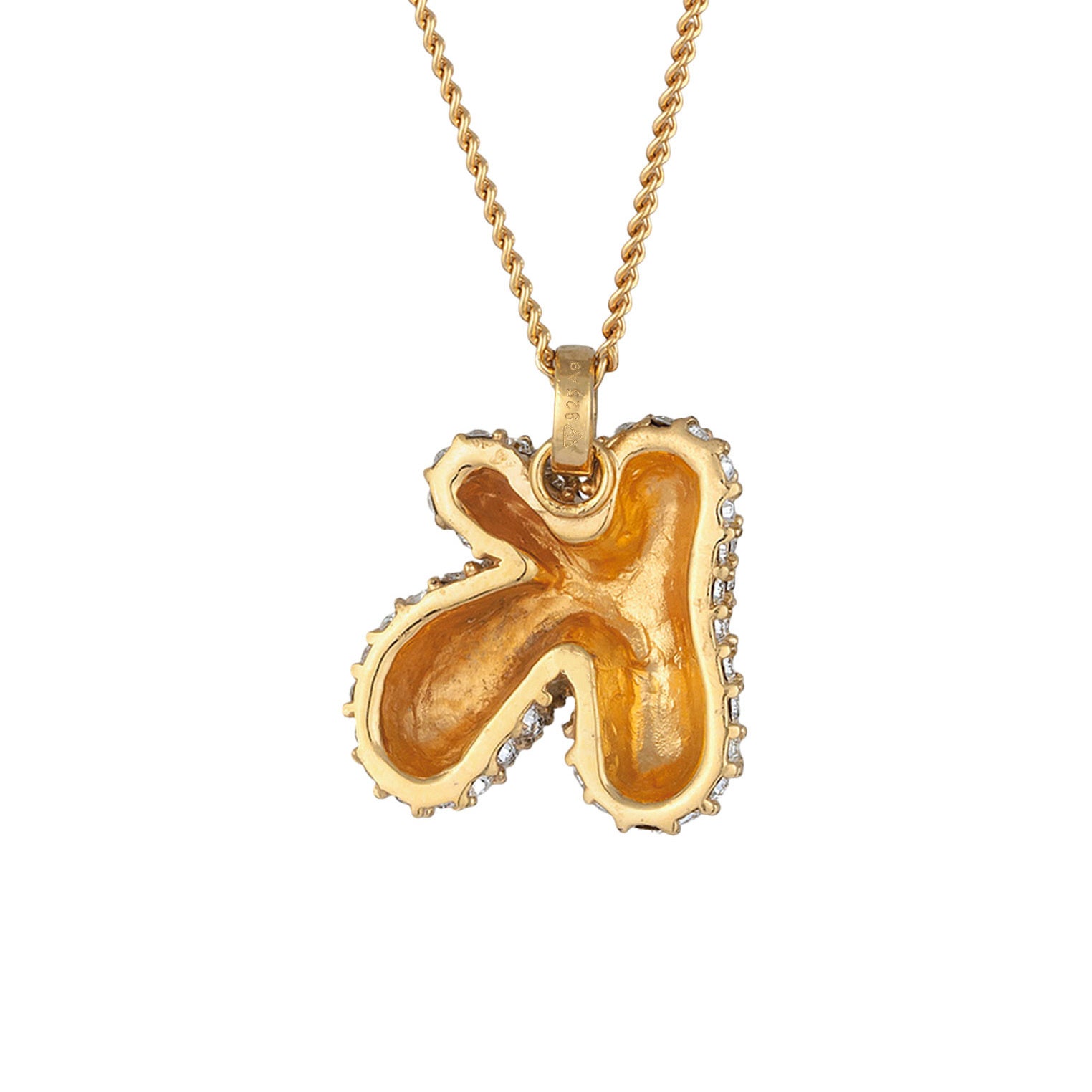 Elli 925 Sterling Silver Necklace Gold plated 2004-BF-0008273-001