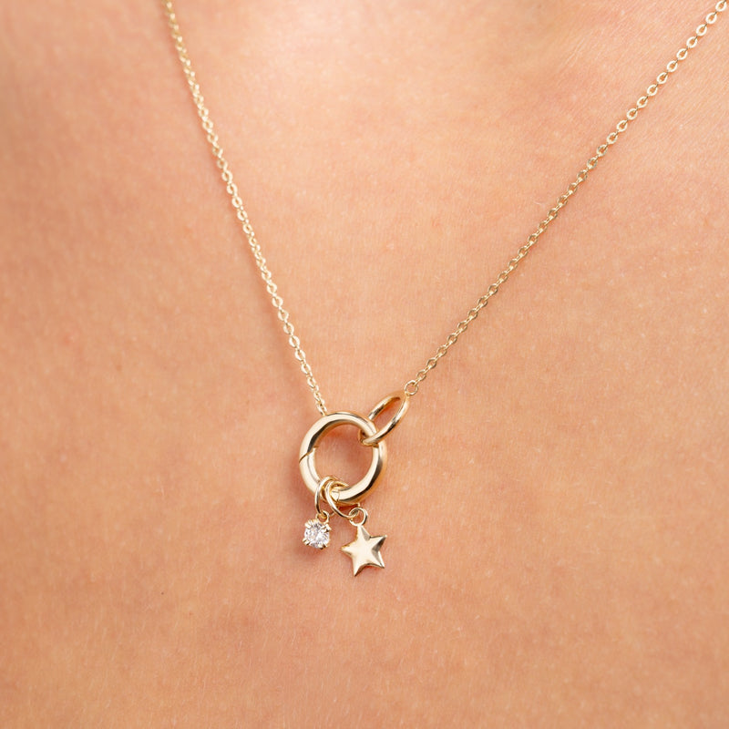 Isabel Bernard Le Marais Ster 14 karaat gouden bedel IB350058-zoom-