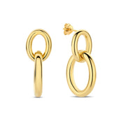 Parte Di Me Bibbiena Poppi Adriane 925 Sterling Zilveren Gold Plated Oorhangers PDM36186