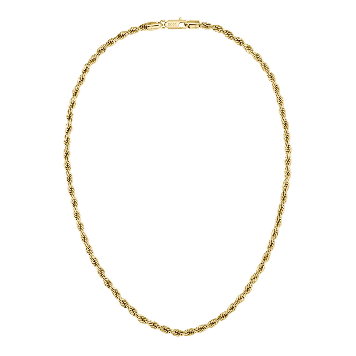 Hugo Boss Stainless Steel Gold-coloured Men's Necklace HBJ1580840