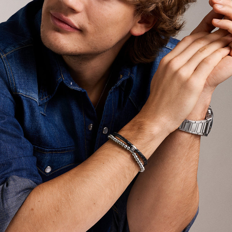 Fossil Jewelry Silver Coloured Bracelet JF04855040-zoom-