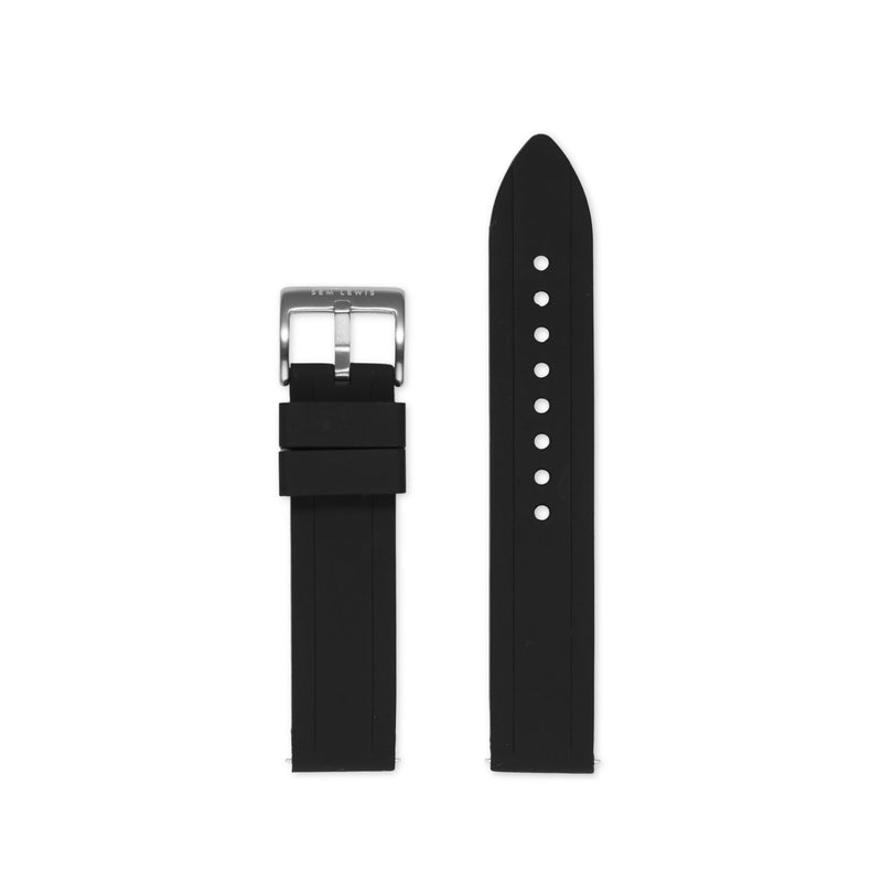 Sem Lewis Thames Diver Horlogeband 20mm Zwart SL620014-zoom-