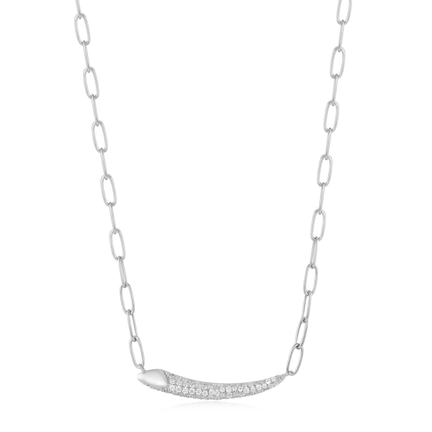 Ania Haie Tough Love 2 925 Sterling Silver Necklace 2002-AH-N051-01H