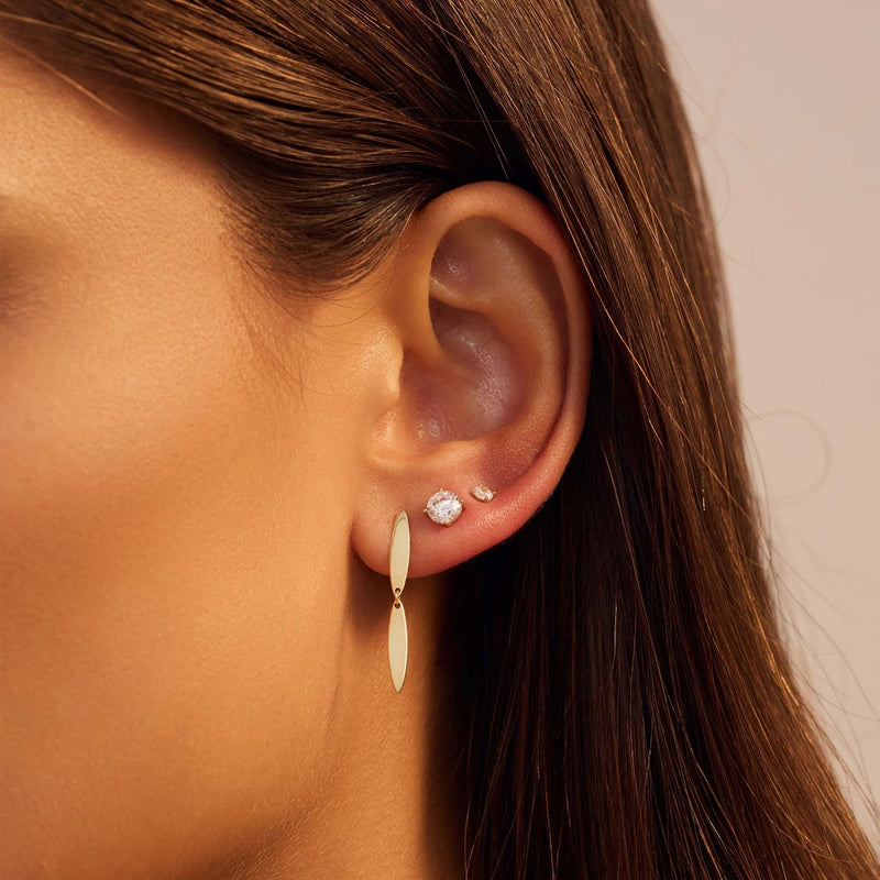 Beloro Jewels La Rinascente Donetta 9 Karaat Oorknoppen BO360052-zoom-