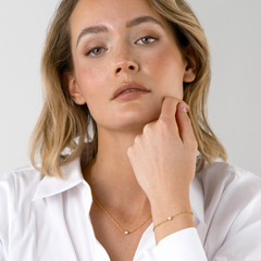 Mockberg Thin Diamond Necklace MO560