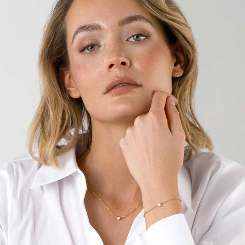 Mockberg Thin Diamond Necklace MO560-zoom-