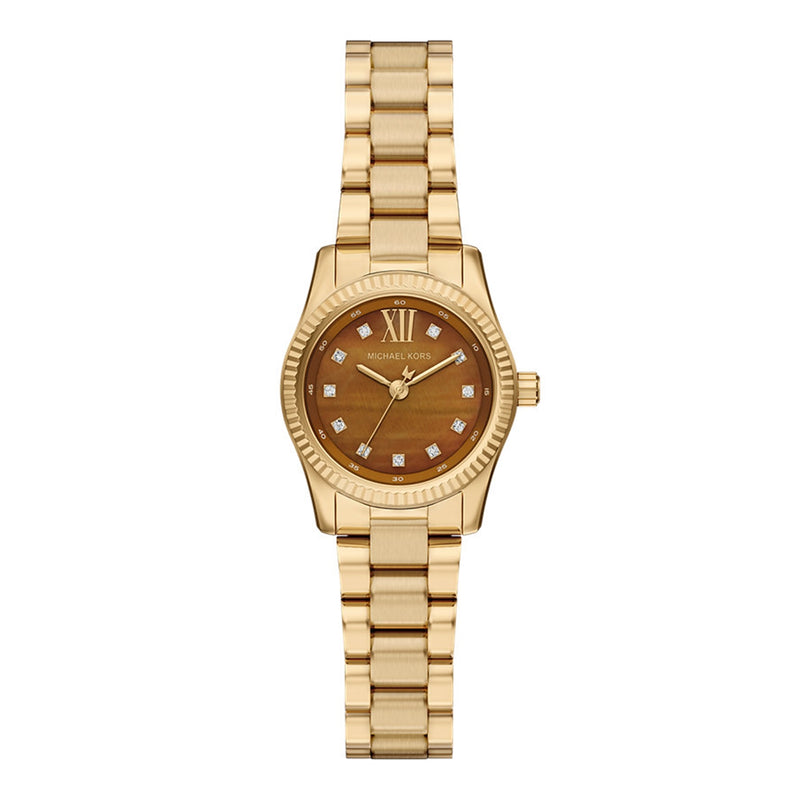 Michael Kors Lexington Round Brown Dial Watch MK7578-zoom-