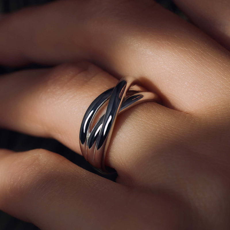 Parte Di Me Bibbiena Poppi Casentino 925 Sterling Zilveren Trinity Ring PDM33067-50-zoom-