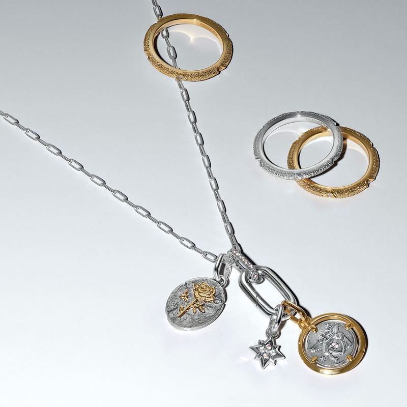 Pandora ME Gold Plated Angels Coin Charm 764088C01-zoom-