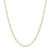 Ania Haie Reimaginer Gold Coloured Paper Clip Chain Necklace AH-N069-07G