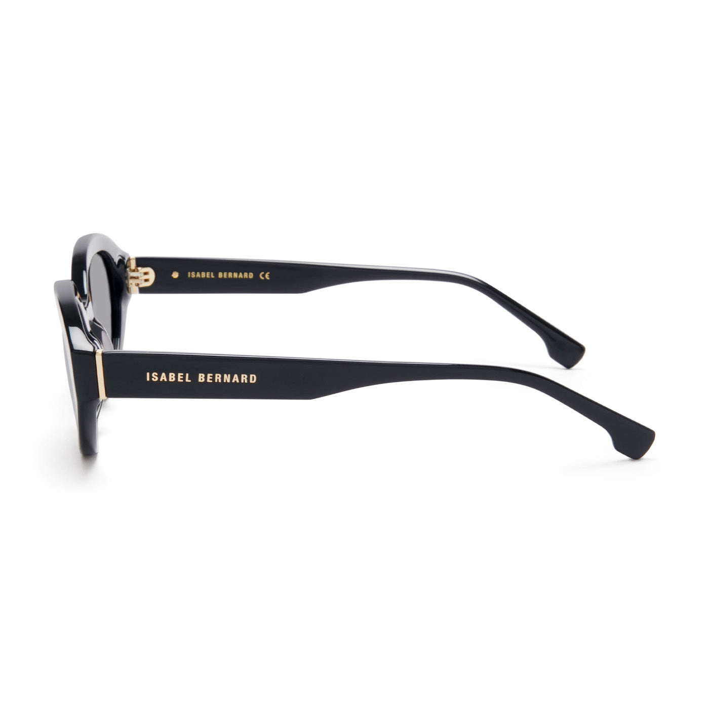 Isabel Bernard La Villette Rosaire Black Ovale Sunglasses IB400002-01-01