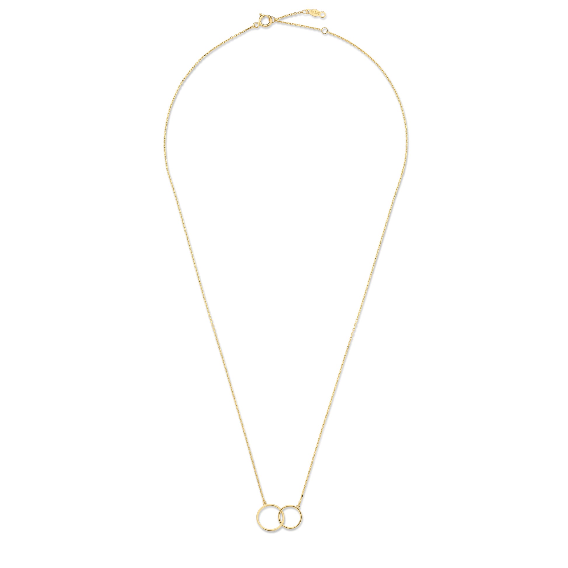 Isabel Bernard Le Marais Loulou 14 Carat Golden Necklace IB340132 (Length: 40.00-44.00 cm)
