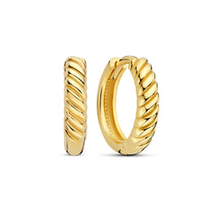 Beloro Jewels La Rinascente Milou 9 karat gold hoop earrings BO360106