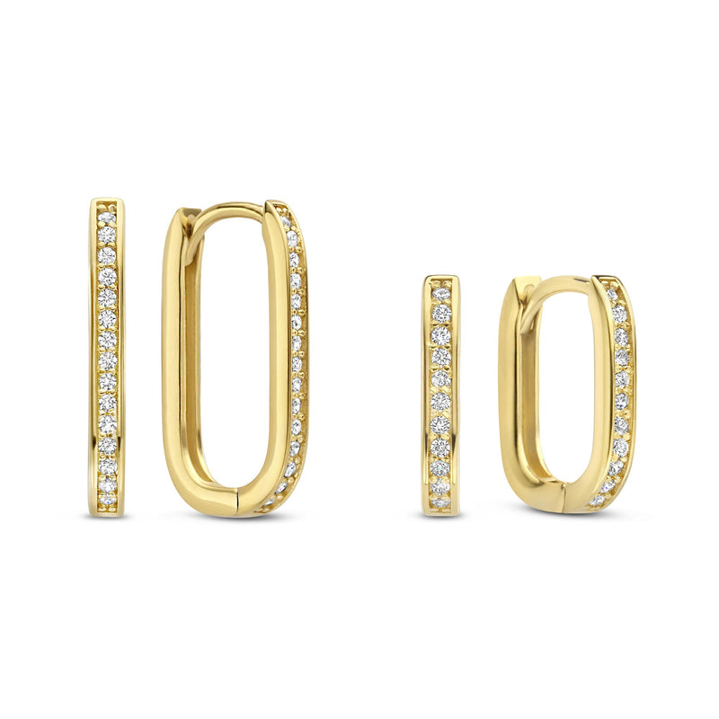 Parte Di Me Sorprendimi 925 Sterling Zilveren Oorbellen Giftset Gold Plated PDM90061-zoom-