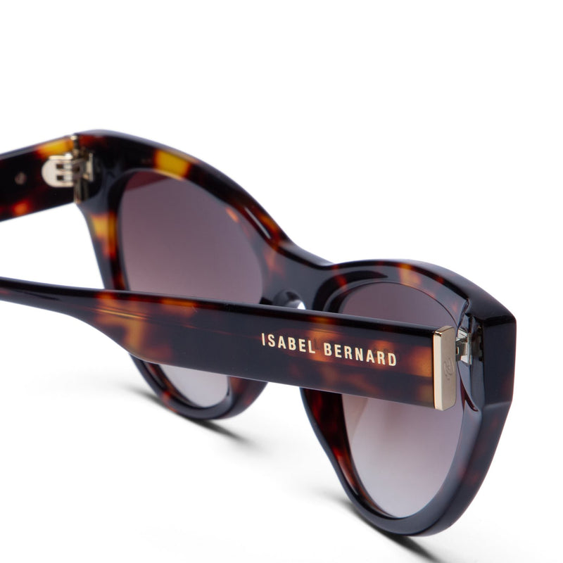 Isabel Bernard La Vilette Tortoise Brown Sunglasses IB380011-14-14-zoom-
