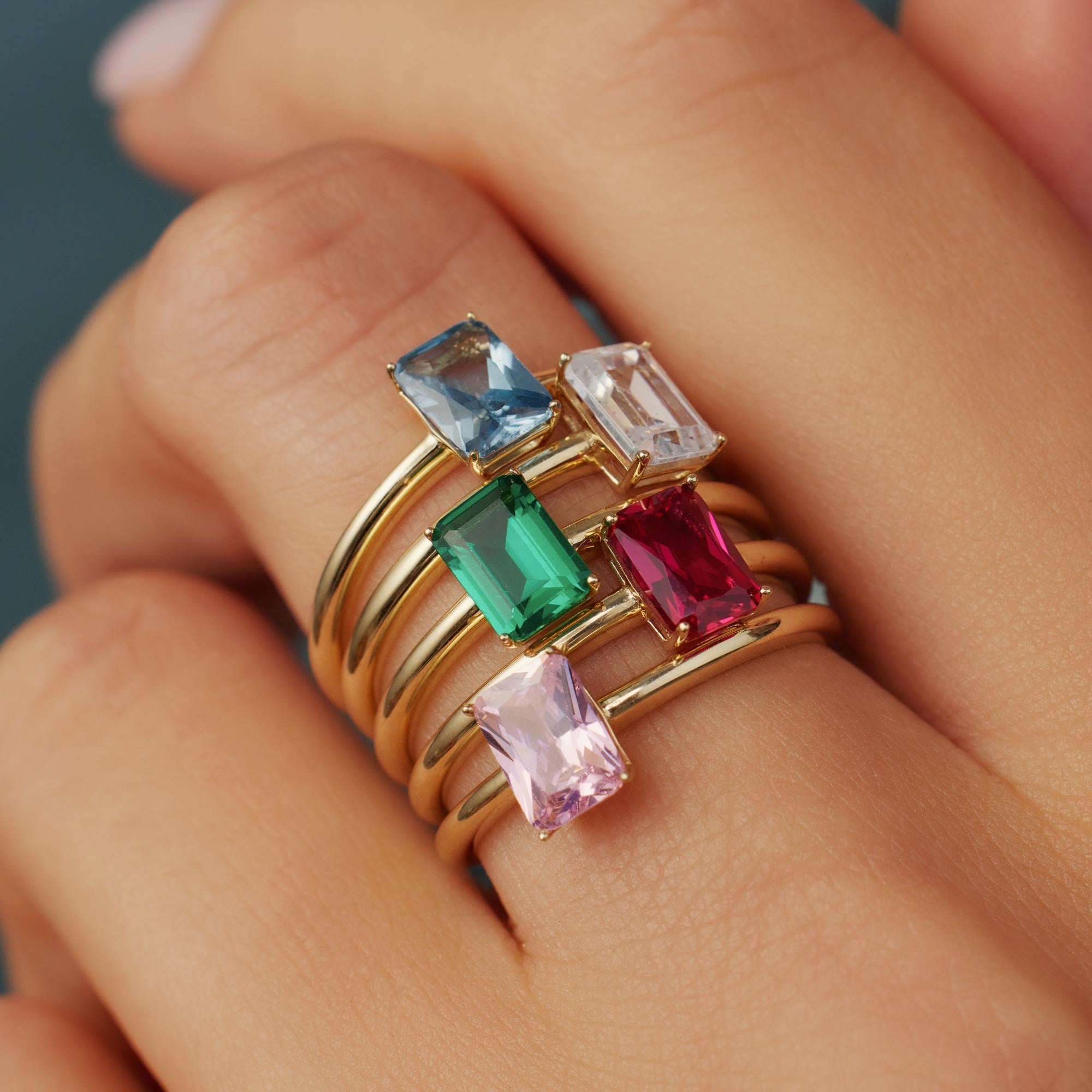 Beloro Jewels La Milano Colori Byanca 9 Karaat Ring BO330007-58
