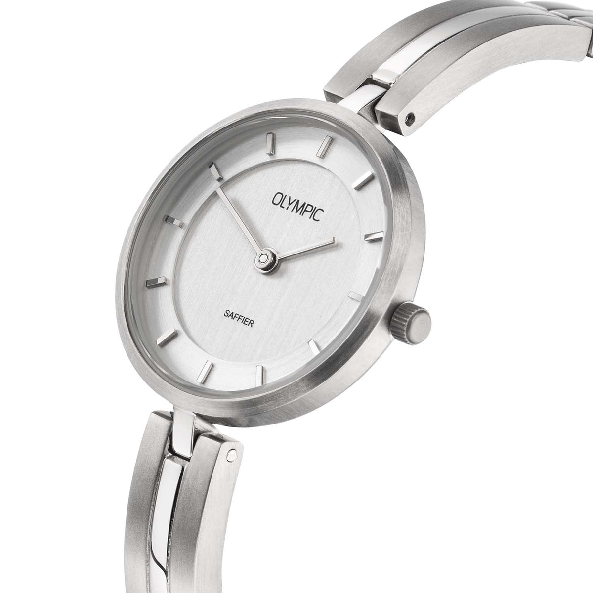 Olympic Titanium Zilverkleurig Dames Horloge 2002-OL1DTT001