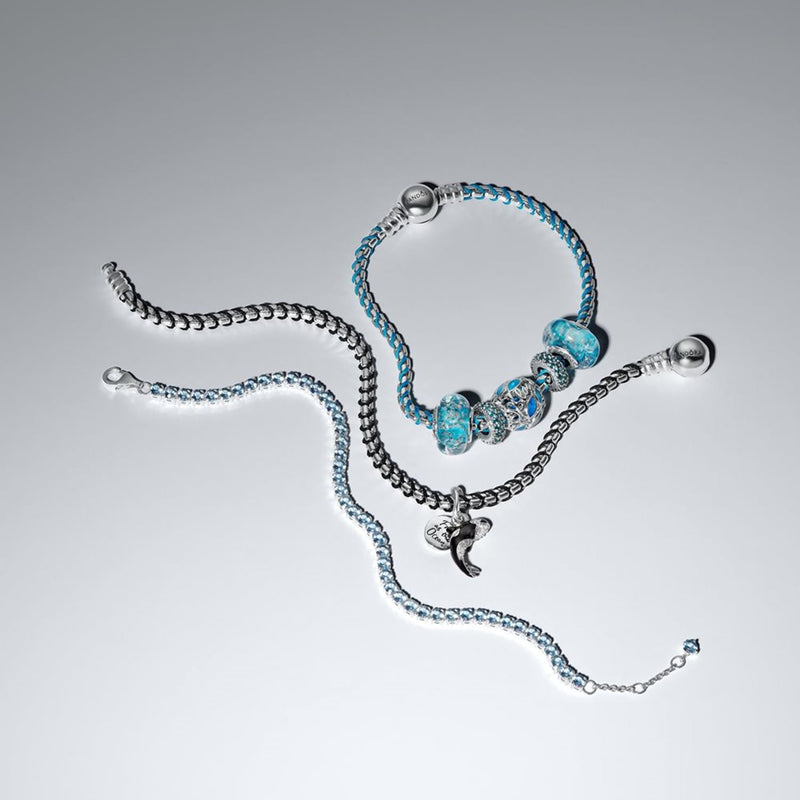 Pandora Moments Man-made Kristal Ice Blauwe Steen Spacer Bedel 791359C01-zoom-