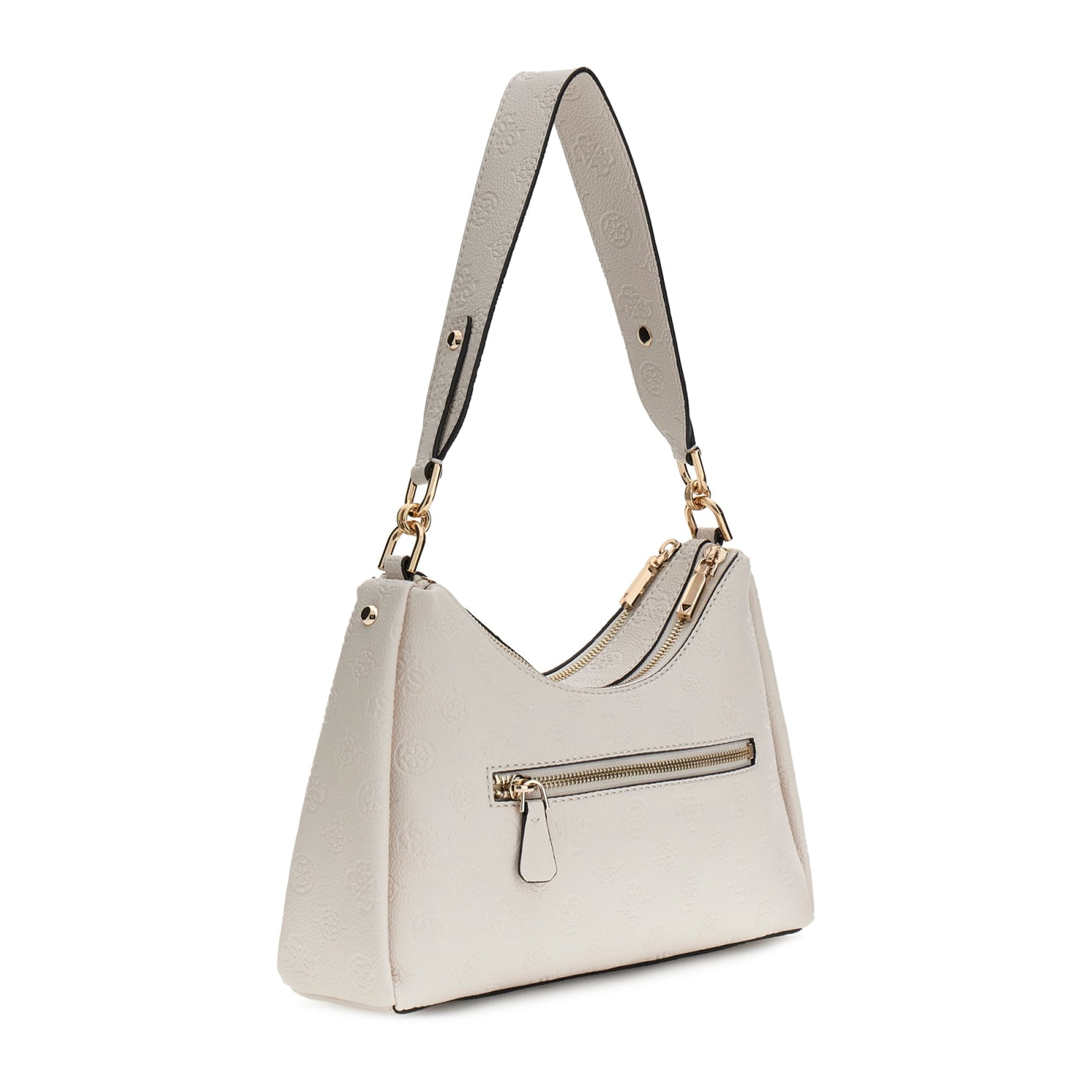 Guess Anise Stone Logo Double Zip Shoulder Bag HWPD99-16180-STL