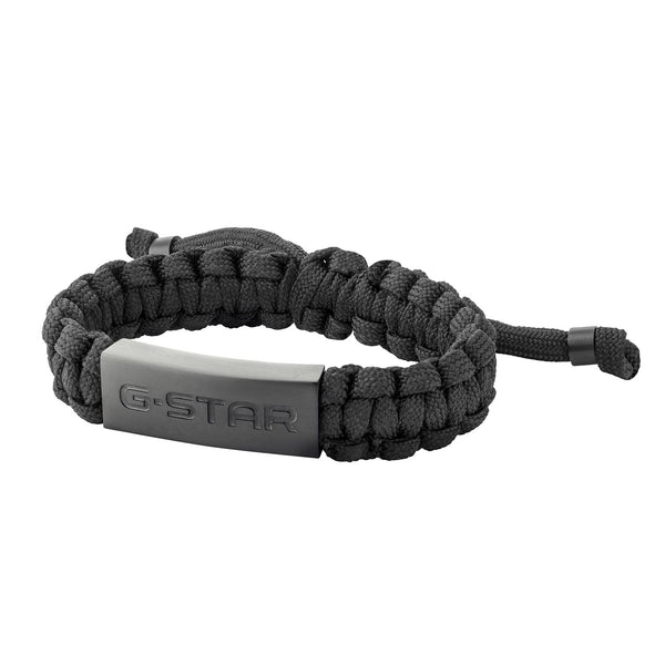 G-Star OpsCord Zwarte Nylon Armband GSJ.107.02