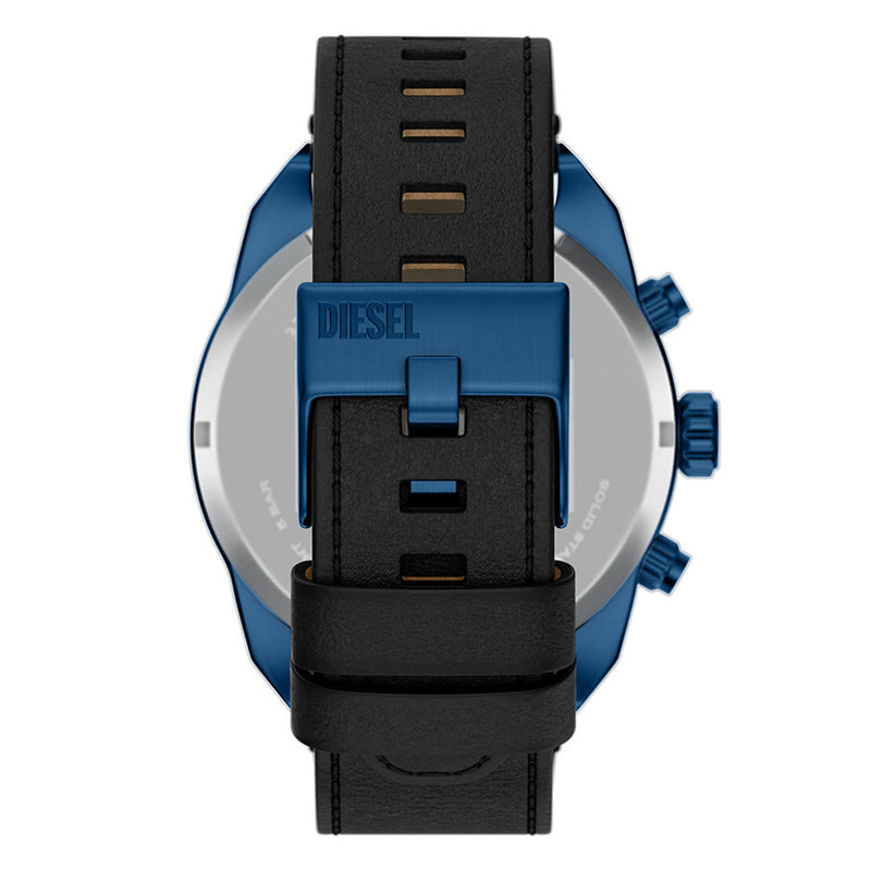 Diesel Spiked Round Dark Blue Dial Watch DZ4703-zoom-