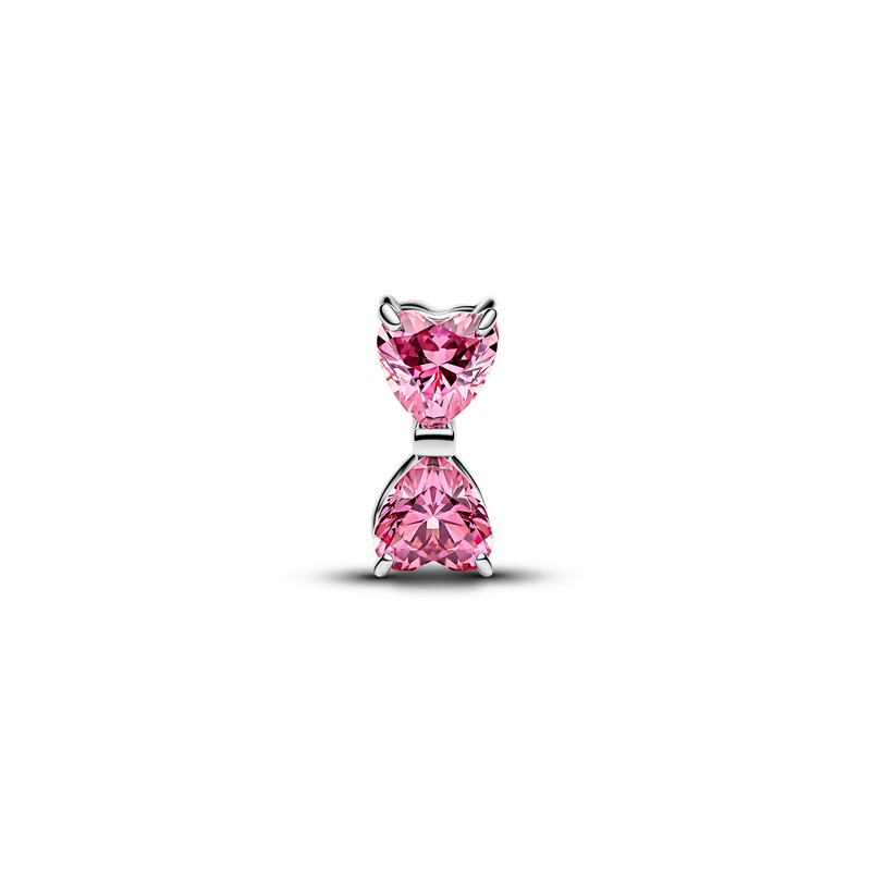 Pandora Moments 925 Sterling Silver Pink Bow Charm 794253C01-zoom-