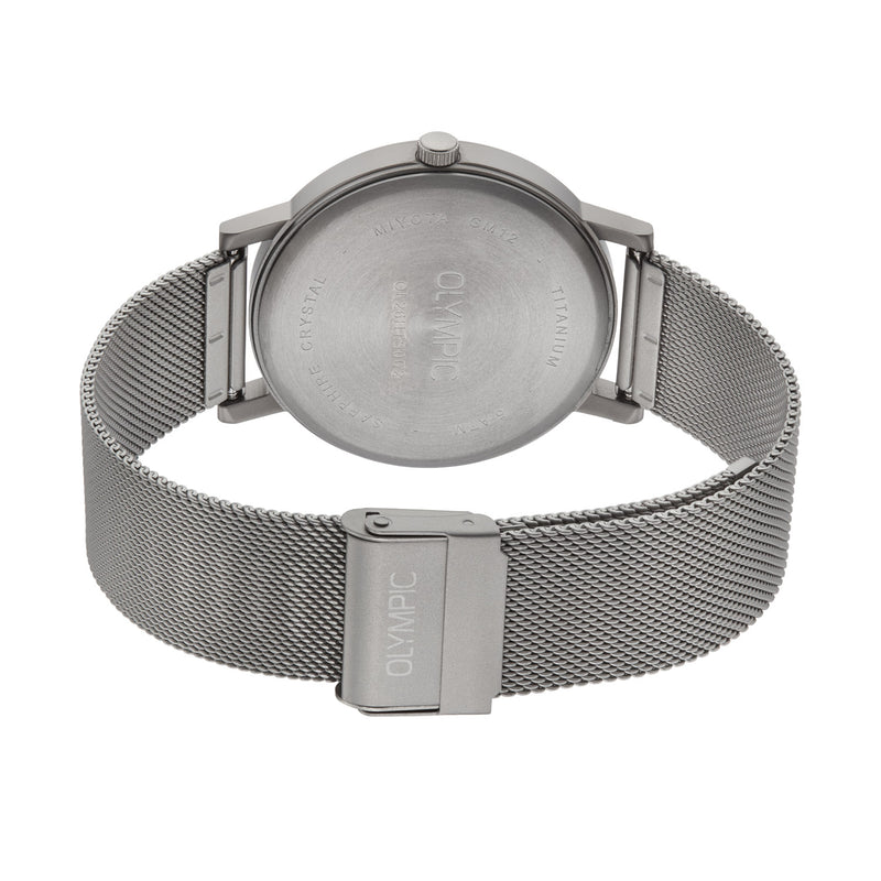 Olympic Titanium Grijs Herenhorloge OL26HTS002-zoom-