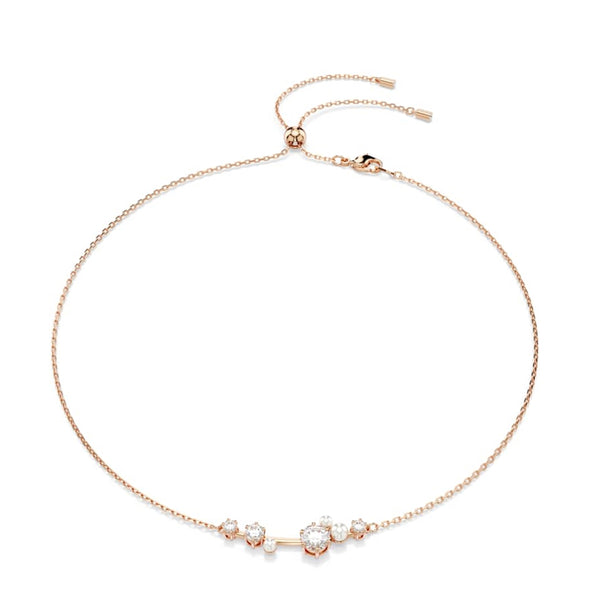 Swarovski Constella Rose Gold Coloured Necklace 5729504