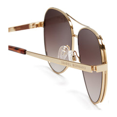 Isabel Bernard La Villette Ruby Goudkleurige Aviator Zonnebril IB400004-15-14