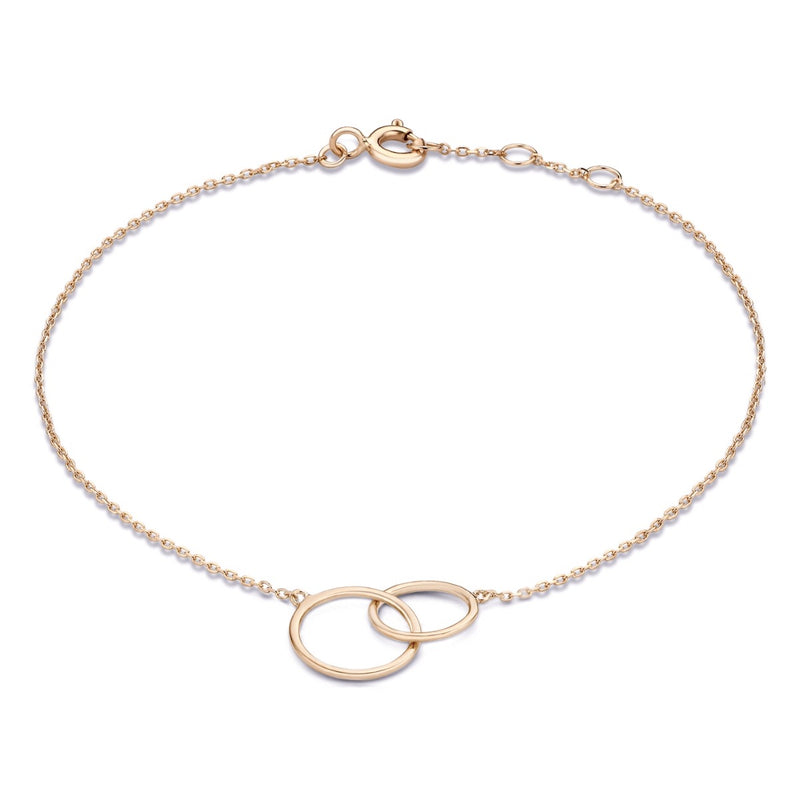 Isabel Bernard La Concorde Loulou 14 Karaat Roségouden Armband IB320106 (Lengte: 16.50-18.50 cm)-zoom-