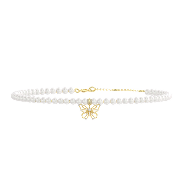 Guess Borboleta Gold-coloured Necklace JUBN06122JWYGT-U