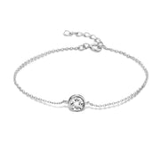 Violet Hamden Venus 925 Sterling Zilveren Armband met Geboortesteen VH320009-DEC