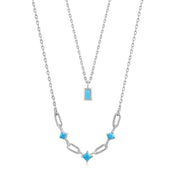 Ania Haie Into The Blue 925 Sterling Silver Necklace Giftset AH-SET-3