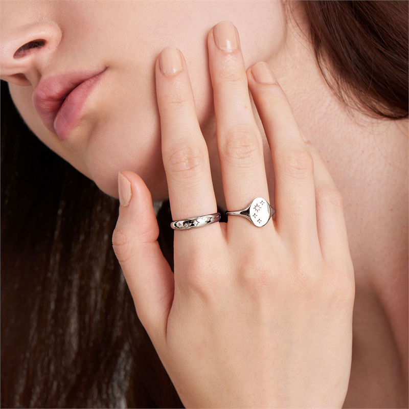 Ania Haie Rising Star 925 Sterling Silver Ring 2002-AH-R034-01H