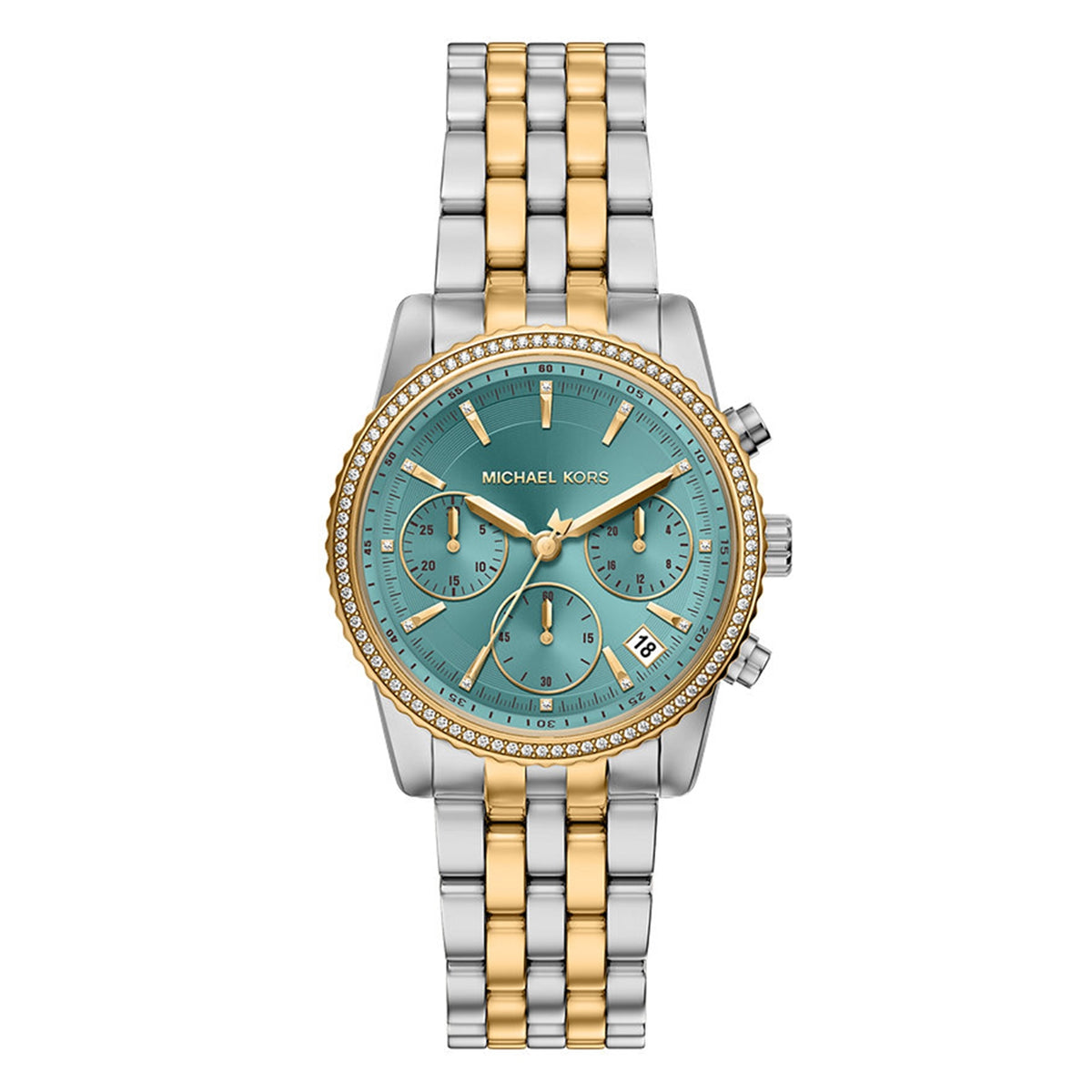 Michael Kors Bryant Round Blue Dial Watch MK7582