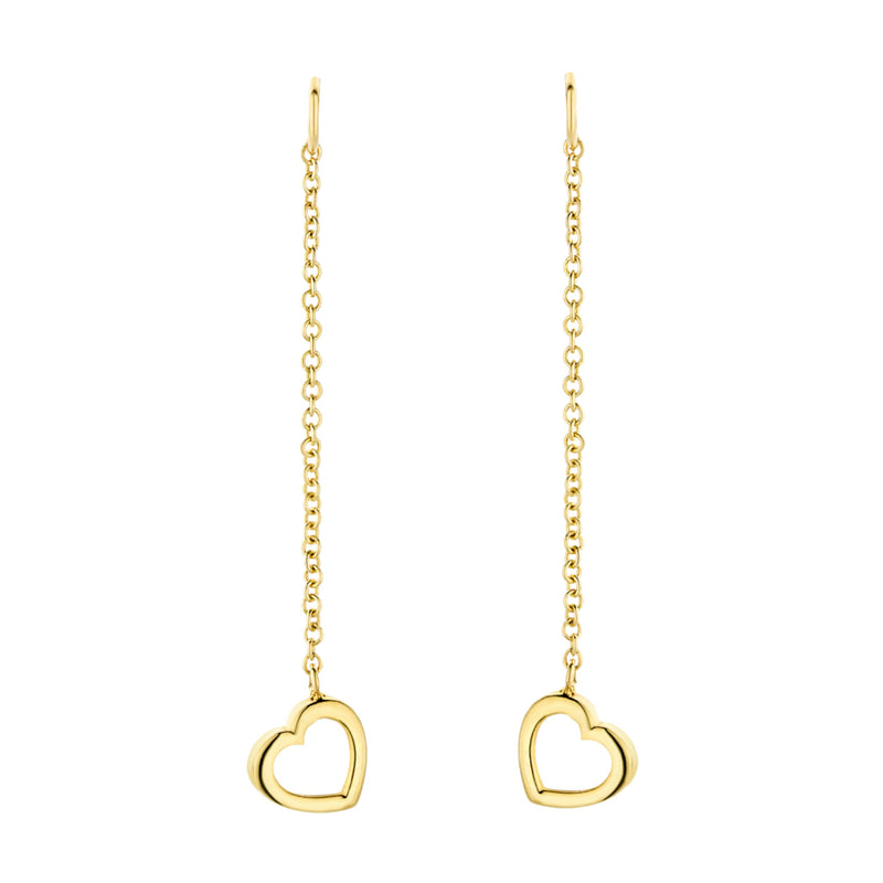 Blush 14 Karaat Gouden Oorbedels 9084YGO-zoom-