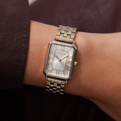 Parte di Me Orologio rectangular ladies watch gold coloured and silver PDM09026