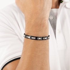 Hugo Boss Stainless Steel Black Men's Chain bracelet HBJ1580794