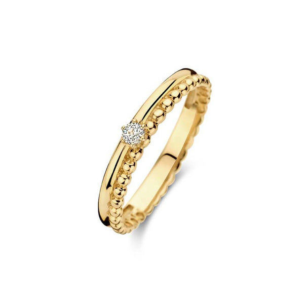 Villa Carmina White Topaz ring - 14 karaat goud