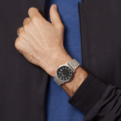 Boccia Titanium Zwart Heren Horloge 2002-3630-03