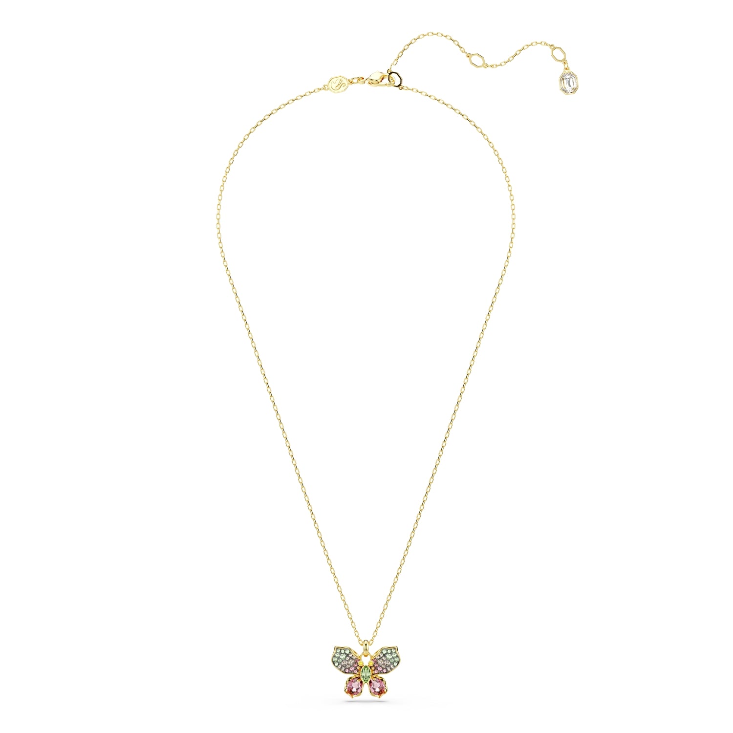 Swarovski Idylli Multi Coloured Butterfly Necklace 5709950