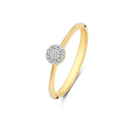Isabel Bernard De la Paix Viviane 14 karat gold ring with diamond 0.11 carat IBD330037-50
