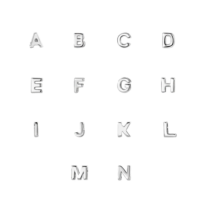Selected Jewels Julie Chloé 925 sterling zilveren initial ketting SJ1010101-A-zoom-